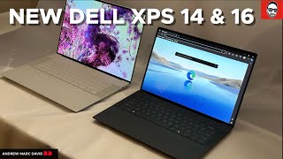 NEW Dell XPS 14 amp Dell XPS 16 Hands On  CLEAN LEAN amp MEAN [upl. by Levison259]