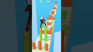 Cube stack run mobile gameplay shorts [upl. by Cenac]