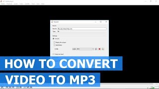 How to convert video MP4MKVAVIFLV to MP3 using VLC media player [upl. by Emmerie]