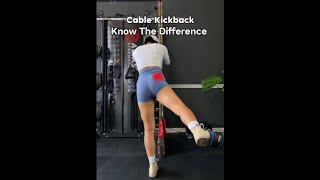 Cable Kickbacks VariationsKnow the Difference [upl. by Okoy]