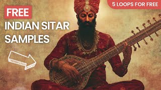 FREE Indian Sitar Vol 1  Sample Pack Royality Free [upl. by Atirehc]