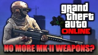 What Happened To Mk II Weapons in GTA Online A Forgotten Feature [upl. by Ahsiekram]