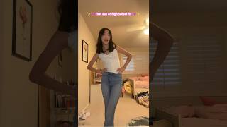 topbrandy jeanshollister fitcheck firstdayofschool backtoschool ootd school fyp fit fypシ゚ [upl. by Yenar650]