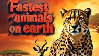 Fastest Running Animals on the Planet  Top 5 fastest running animals [upl. by Woodhead]