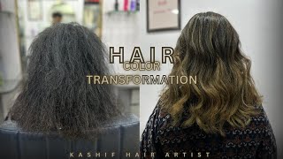 Special Hair Color Transformation for My Client who came all the way from CANADA 🇨🇦  हिन्दी में [upl. by Caldeira844]