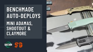 Benchmade Auto Deploy Knives Sportsmans Guide at SHOT Show 2024 [upl. by Ahsinrev]