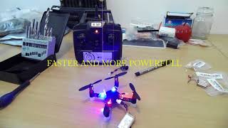 DM002 DIY drone upgrade   Racestar 8520 coreless motors [upl. by Nojid]