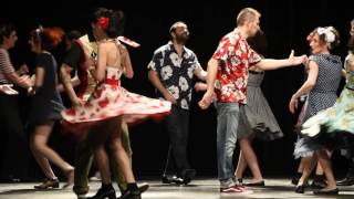 ROCKABILLY JIVE quotREET PETITEquot from Honky Tonk Time Machine Show [upl. by Dracir493]