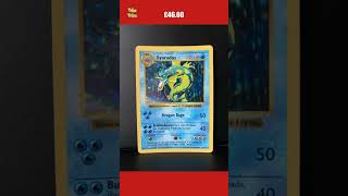 SHADOWLESS Gyarados 6102 Base Set GoodExcellent Condition Pokémon Card Holo [upl. by Annabell]