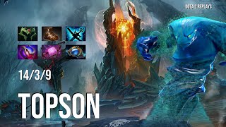 Dota 2 Pro Gameplay Topson Morphling 14 3 9 High Skill Dota 2 [upl. by Aniroc326]