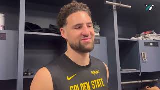 Klay Thompson Reflects on Recent Benching Amid Warriors Win Its Really Hard [upl. by Rabassa]