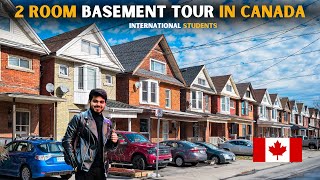 Life in Canada House Basement  Full Tour 2024  International Student Rental Basement [upl. by Aniz284]