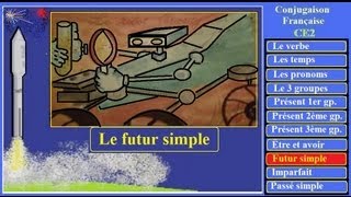 Conjugaison française CE2  910 Le futur simple des verbes des 3 groupes [upl. by Anitnemelc309]