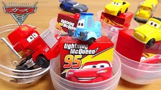 Disney Cars 3 Mack hyper truck Lightning McQueen Capsule toy [upl. by Ruffo]