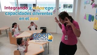 Integrando a niños con capacidades diferentes en el aula [upl. by Aranahs]