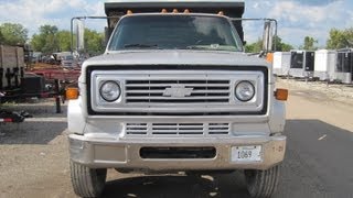 1988 CHEVY 2 TON DUMP WITH BACKHOE TRAILER 74K MILES SOLD Start your excavating business 1353 [upl. by Acino989]