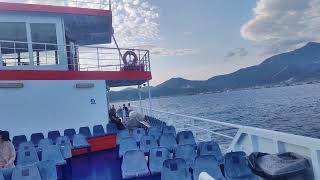 Ferry to island Thassos [upl. by Eidarb584]