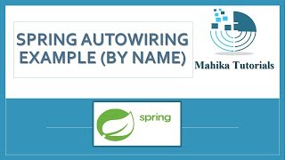 13 Spring Autowiring Example byName [upl. by Kat]