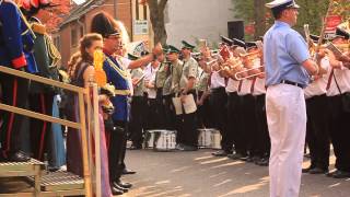 Großer Zapfenstreich beim Schützenverein Klein Jerusalem 1854 eV  SchützenfestMontag 6 Mai 2013 [upl. by Chi]