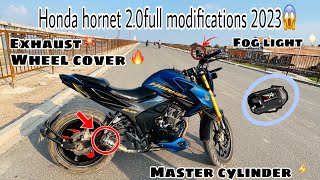 Honda hornet 20 full modificationbike modification in india honda hornet modified bike [upl. by Anim]