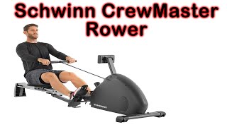 Schwinn Crewmaster Rowing Machine Review [upl. by Brader382]