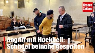 Angriff mit Hackbeil Schädel beinahe gespalten [upl. by Htebaile]