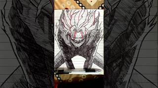 Draw Okarun ✨👀 anime drawing sketch okarun dandadan viral shorts art [upl. by Venterea]