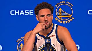 Klay Thompson Full Interview  2023 NBA Media Day [upl. by Akihsan]