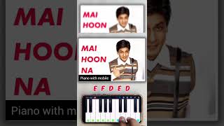 Srk Mein Hoo na painotutorialpainocover piano painoplayer [upl. by Placia439]