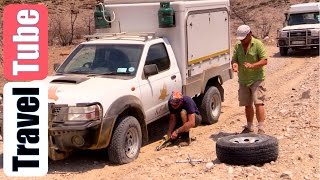 4wd Safari Namibia part 6 HD1080p Sesfontein  Opuwo via D3707 [upl. by Alilahk]