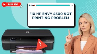 Fix HP Envy 4500 not printing Problem  Printer Tales [upl. by Blackmun]