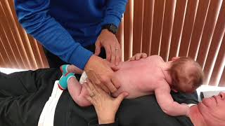 Baby finds relief from colic and constipation after Chiropractic care [upl. by Nogem947]