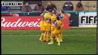 Kevin Davies wonder strike Goal of the Season Contender  PNE v Wycombe [upl. by Eladnyl]