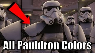 All Stormtrooper Pauldron Colors and Their Meanings Canon [upl. by Hesoj]