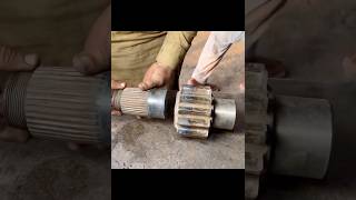 ProLevel Techniques💪 How to Repair a Broken Dozer Drive Gear restoration mechanical [upl. by Mandell]