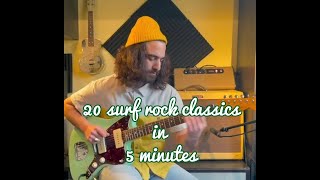 20 surf rock classics in 5 minutes [upl. by Jeb]