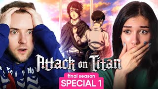 Attack on Titan  THE FINAL CHAPTERS Part 1 REACTION [upl. by Xilef952]