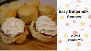 Easy Buttermilk Scones  Simple and Delicious Scones  How to make Buttermilk Scones [upl. by Romilly960]