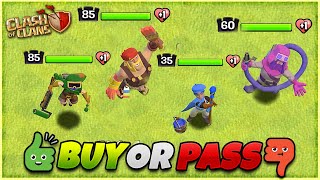 BUY OR PASS PAINTER SKINS IN CLASH OF CLANS [upl. by Janka]