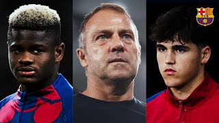 Hansi Flick Views Pau Cubarsi As A Key Player For Barcelona’s Future Is Mikayil Faye Leaving Barca [upl. by Pampuch55]