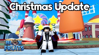 Blox Fruits Christmas Update Guide  Free Fruits [upl. by Nhguav]