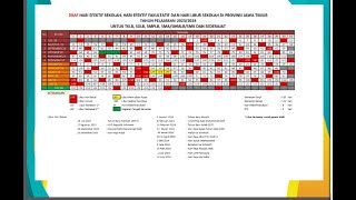 Download Kalender Pendidikan 2023  2024 PDF dan EXCEL [upl. by Toddie]