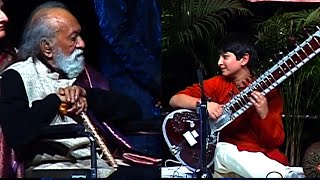 Legend Ravi Shankar Introduces Youngest Disciple Rishab Rikhiram Sharma [upl. by Marci487]