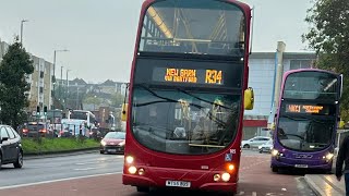 MT55 BUS1st Bus Stop LTD 06Reg Volvo B7TL Wright Eclipse GeminiEx Go Ahead London [upl. by Nerita]