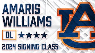 Auburn DL signee Amaris Williams highlights from Clinton High School in Clinton NC [upl. by Ettezoj]