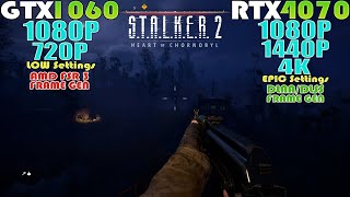 GTX 1060  RTX 4070  STALKER 2 Heart of Chornobyl  Instane UE5 Graphics But Very Demanding [upl. by Verner]