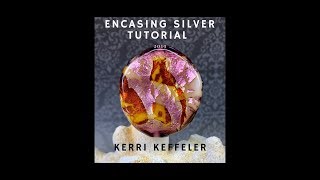 Encased Silver Lampwork Bead Tutorial by Kerri Keffeler  Lampworking for Beginners [upl. by Lacie337]