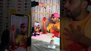 Fake blood prank with syringe funny comedy experiment challenge youneszaroushorts [upl. by Lyckman]