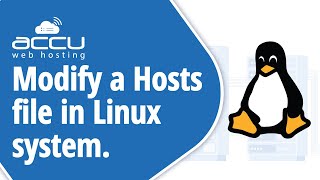 How to modify a hosts file in linux system [upl. by Auqinat]