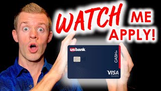 WATCH ME APPLY US Bank Cash Plus credit card application US Bank Cash Visa Signature [upl. by Hastings]